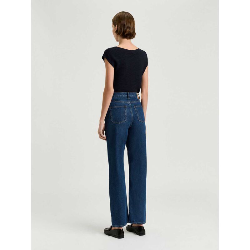 Veronika Maine Asymmetric Wavy Ottoman Knit image number 5